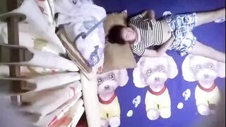 Peep show: bf webcam solo act, cam girl at work 3