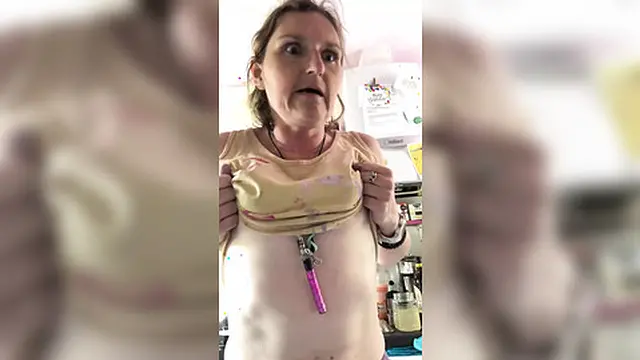 Lap Dance During Kitchen Prep - All Arounders Watch As We Stroll After Work