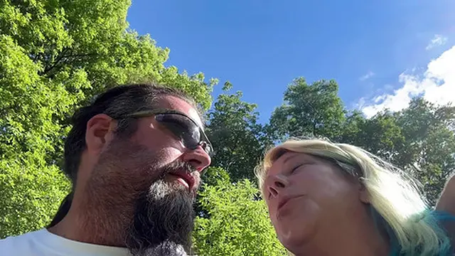 Don′t Miss This Fucking Scorching Hot Outdoor Ride Fucks Her Tight Pussy✌