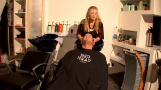 Golden locks get pounded raw, ending in a sloppy, creamy creampie.