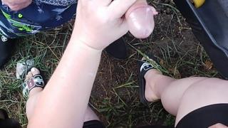 Park rendezvous: Mature MIL dominates, expertly licking young cock🌭 in secluded parking stall