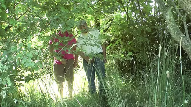 Dirty Old Dudes Raunchily Fuck Hairy Chicks Outdoors - explicit HD