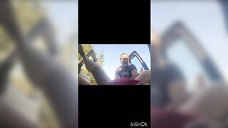 Getting nailed by a stiff corn stalk in a XXX freak show gone wrong!
