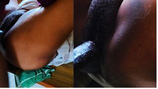 College cutie gets it all from Auntie's expert hands