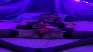Blond mom gets horny🥵, masturbates, and cums hard all over her bedroom floor