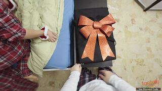 Stepmom's Christmas surprise: New sex doll Tantaly