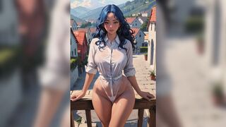 Anime Lolicon Fap Material: Horny🥵 Schoolgirl in Sparkling Underwear