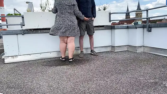 Plump milf-in-law struggled as piss splashed down her legs