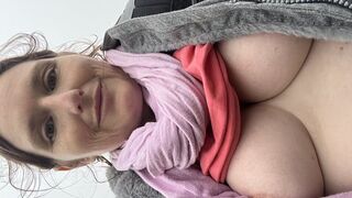 Sun-kissed titillation guaranteed, as our buxom beauty bends to please