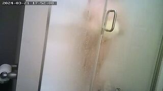 Sodomizing the soapy siren under scorching hot water