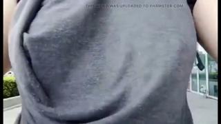 'Wet Cum Slits' Uncontrollably Unload After Peeping Tom's Stare