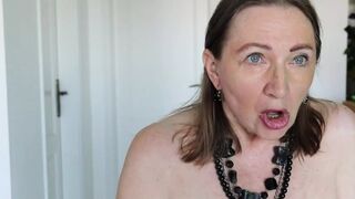 Mature Busty Grandma Rides Roughly