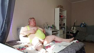 Brawny Mum In Law with Gigantic Tits & Furry Pussy✌