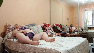 Daily Pleasures: MILF Masturbates Her Juicy Cooch & Big Jugs at Night