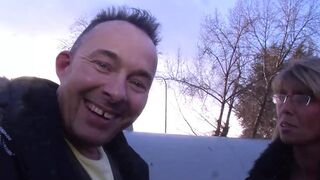 Mature Blonde MILF Gets Sucked By A Big Dick🌭 At Home
