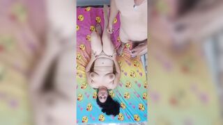 Pretty Busty Lover Giving Head