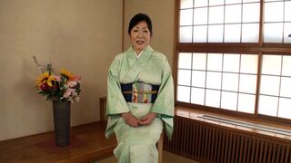 H080G02 AV appearance of a 50-year-old mature woman who looks good in Japanese clothes and has lived a free-spirited life