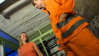 Fucked in the basement by the handyman