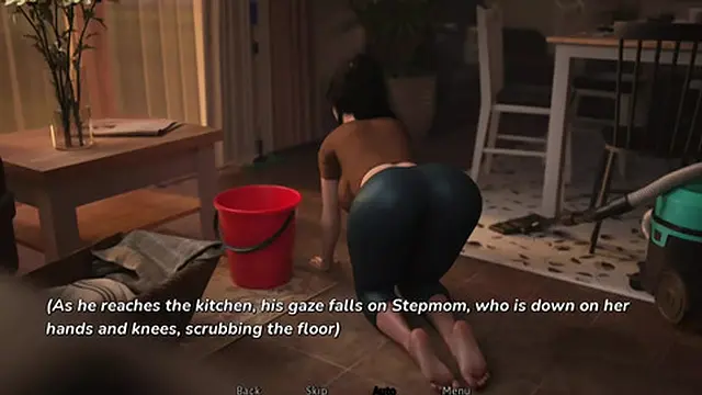 Unexpected Sex: Young Man With milf & girlfriend