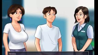 Summertime saga: hot sexy MILF with big milky tits ep 79