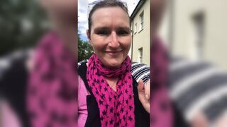 Public titty play with Rachel Wriggler as she walks though woodland caressing and squeezing her gorgeous puffy nippled tits