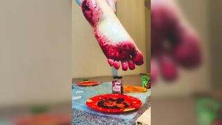 Food foot play