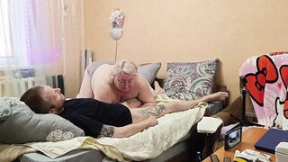 I love it when my mother-in-law gives a blowjob and sucked every last drop of cum out of my dick
