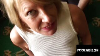 Mature beauty indulges in intense pleasure after teasing