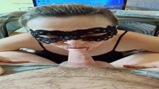 Josephine slobbery blowjobs Johny's office