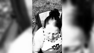 The Pictures Black and White She Sucks That Cock with All Her Fucking Might Cum Guzzler
