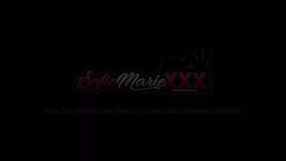 Naughty cougar Sofie Marie double penetrated in threesome