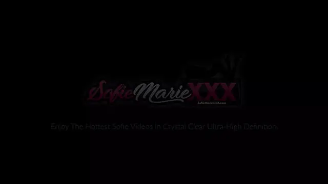 Naughty cougar Sofie Marie double penetrated in threesome