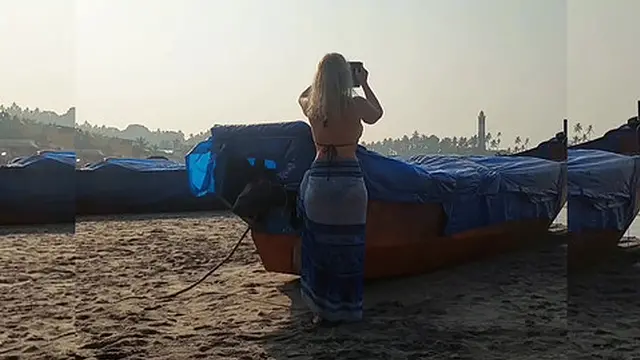 Blonde Mature Wife Savoring Intimate Moments