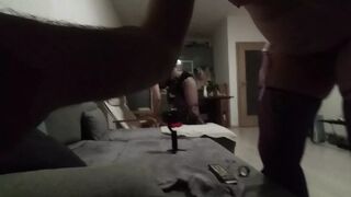 New Strapon Couple Lovers at Home