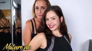 Curvy Mature Gloria Mami Tempts Young Lorenza