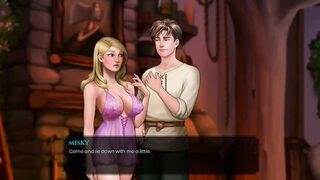 Blonde babe gets nasty with herself, fingers her curvy tits, & sucks her own pussy✌