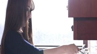 M968G03 A beautiful wife who is 30 years old and a full-time housewife who has been married for 5 years. A masochistic erotic wife who was addicted to meat sticks by a sudden visitor!