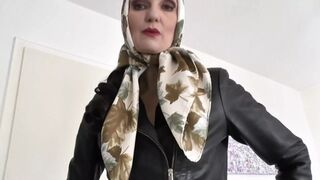 Beautiful Silk Headscarves Fashion Show, JOI, Lady Victoria Valente
