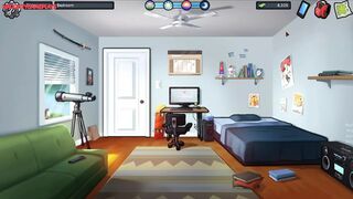 A Lonely Horny MILF Landlady Was Caught Masturbating Her Juicy Pussy By Her Horny Pervert Tenants - Summertime Saga 3D Games