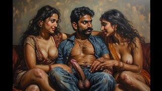 Desi lovers swapping girlfriend hot foursome group sex