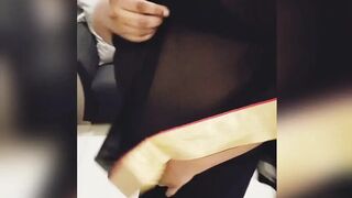 Black and Gold Saree Seduction