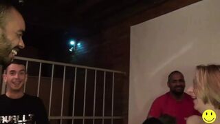 Mature wives enjoy a perverse orgy in a private club