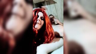 Home Wrecking Wench Gets Cum Drenched