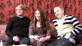 Finnish stepmom and two young guys double penetrating her