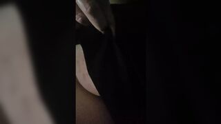Playing with my breasts