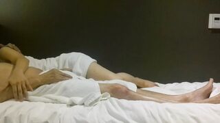 I Had a Fifty-something Mature Woman Give Me a Handjob and a Blowjob, and Then I Fucked Her Hard in Cowgirl Position