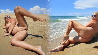 Anal Sex with Step Mom on the Beach
