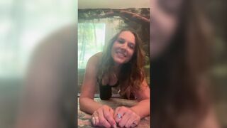 Mature Milf Seduces her young neighbour during a sexy yoga session