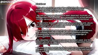 Fairy Tail Erza Takes Care of Your Cock with Her Wet Pussy and Mouth Thirsty for Hard Sex