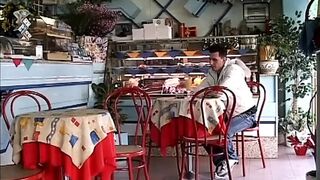 Redhead Stepmom in Black Stockings Wants Her step Son's Young Cock